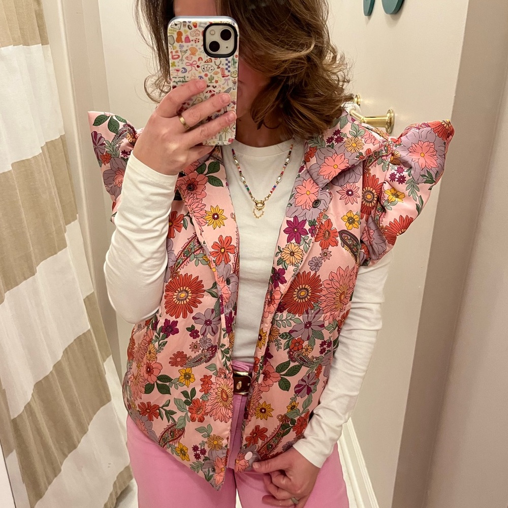 Ruffle Vest